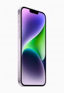 iPhone 14 Plus is shown in purple.
