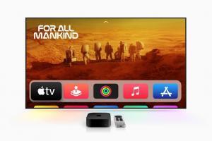 The new Apple TV 4K and Siri Remote are shown.