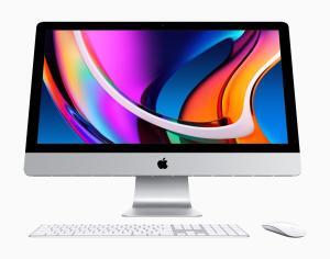 A front view of the new 27-inch iMac.  